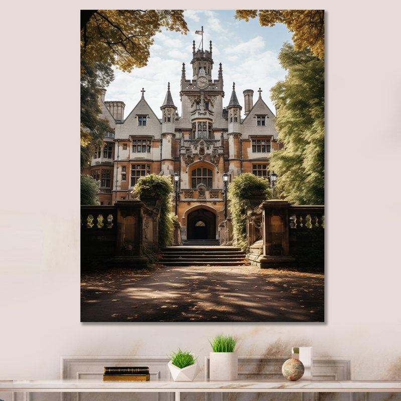 Université d'Oxford, impression sur toile, Toile tendue, H 32 po x l 24 po x P 1 po