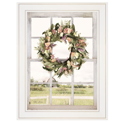 Summer View Framed Wall Art for Living Room, Home Wall Decor Framed Print by Lori Deiter