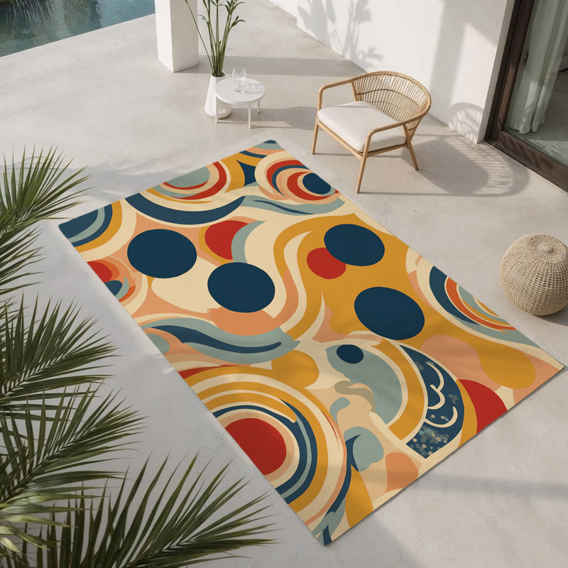 Dazzling Line Indoor And Outdoor Area Rug, Rectangle 3' x 5'