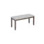 Ensemble de salle à manger de cuisine 6 pièces, table de salle à manger rectangulaire en bois avec 4 chaises rembourrées et un banc, ensemble de table de salle à manger pour 6 personnes, salon, bar et cuisine
