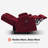 Electric Reclining Loveseat Sofa with Heat and Massage, Cup Holders, USB Charge Port-497245006