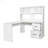 Home Office Computer Desk With Hutch, Antiqued Finish-656577528