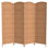 71" Tall Diamond Weave Fiber 6 Panel Room Divider
