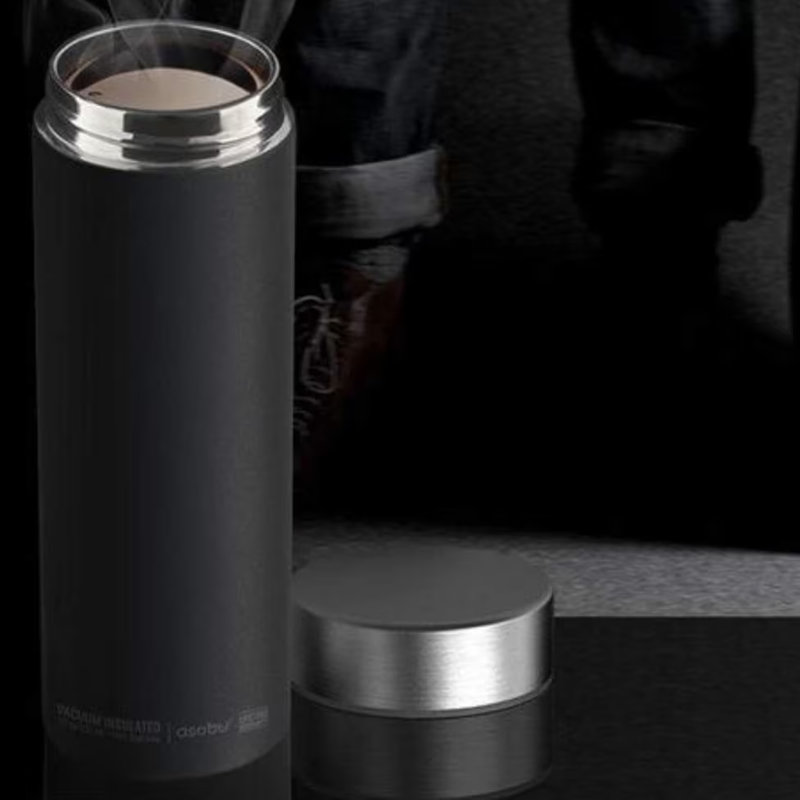 Asobu Vacuum Insulated Stainless Steel Travel Mug, Silver