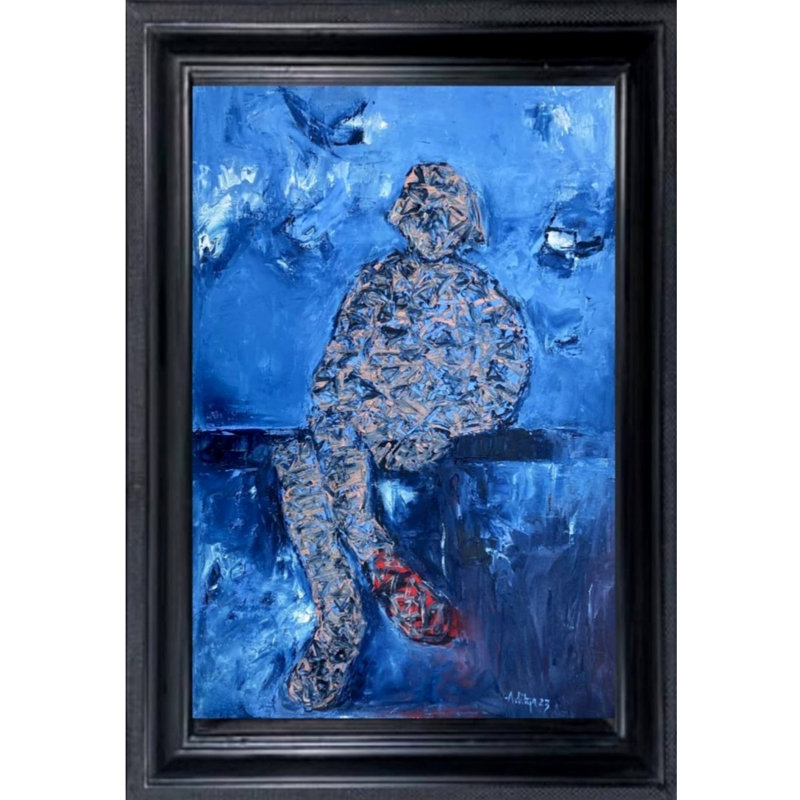 Missing Someone | With Frame | Oil On Canvas | By Aditya Dev