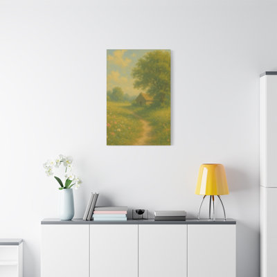 Apel Single Picture Frame Print on Canvas