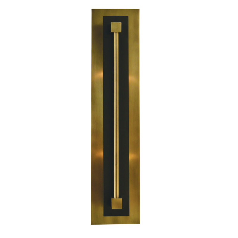 Kahniya Flush Mounted Sconce, Antique Brass