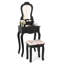 Ensemble coiffeuse avec tabouret et miroir Cindy-32005920