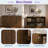 Modern Fluted Sideboard With Adjustable Shelves And Metal Handles-1331650083