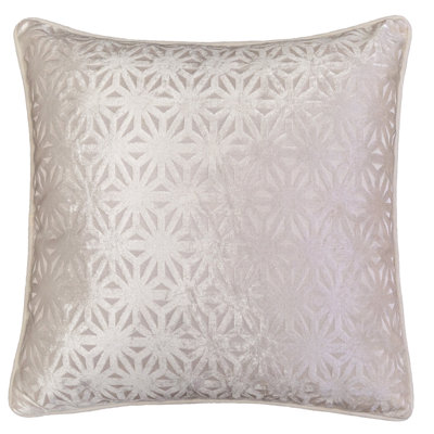 Damask Velvet Reversible Throw Pillow