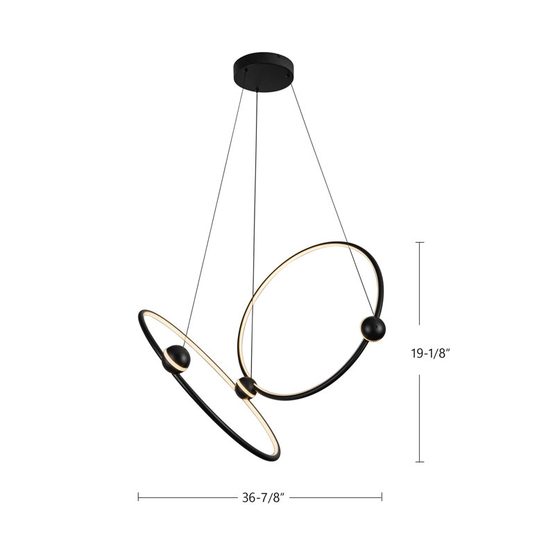 Isho 2 - Light LED Chandelier