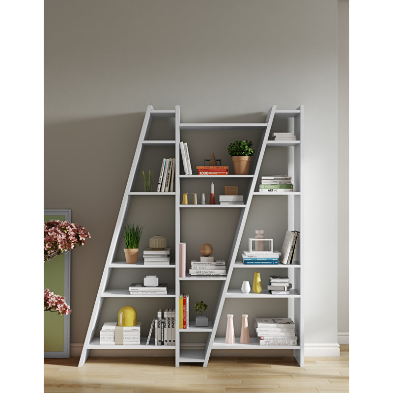 Delta Geometric Bookcase, Pure White