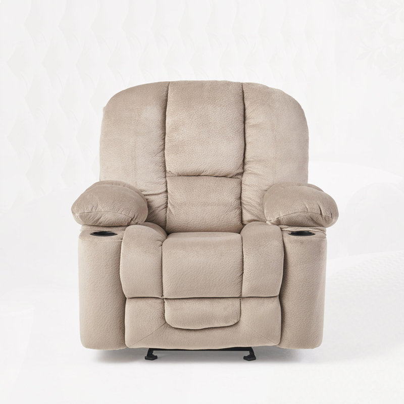 Luxurious Manual Recliner Chair, Coffee