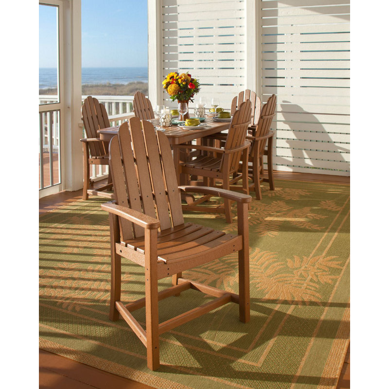 Chaise Adirondack POLYWOOD Classic, Teck