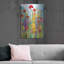 Art mural en métal luxueux «Floral Fields 1» par Art Licensing Studio, 24 po x 36 po-117052417