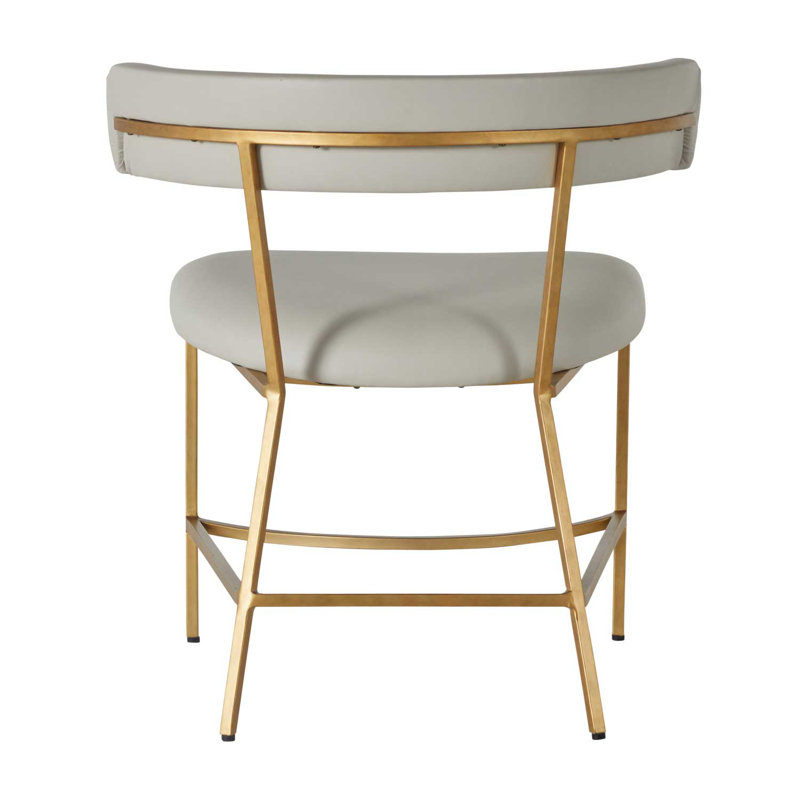 Mason Wing Back Side Chair in Light Gray