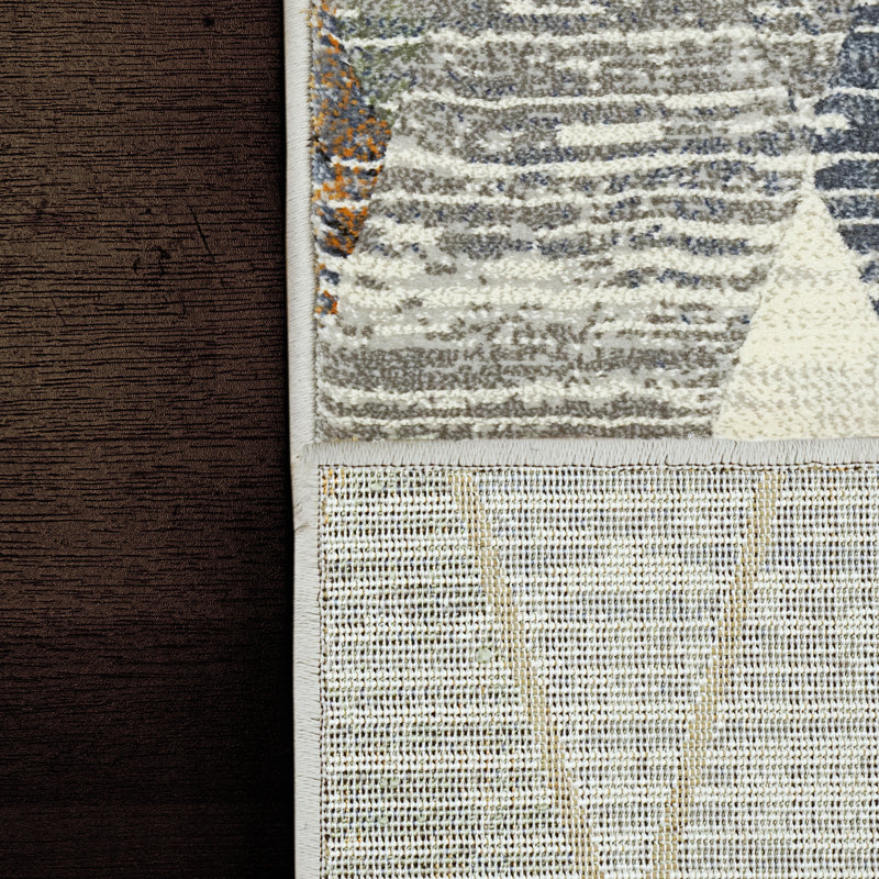 Tapis multicolore Gerin, Rectangle 5 pi 3 po x 7 pi 7 po