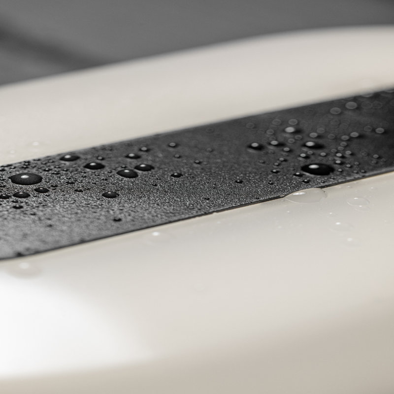 Zeph Black Integrated LED Outdoor Flush Mount