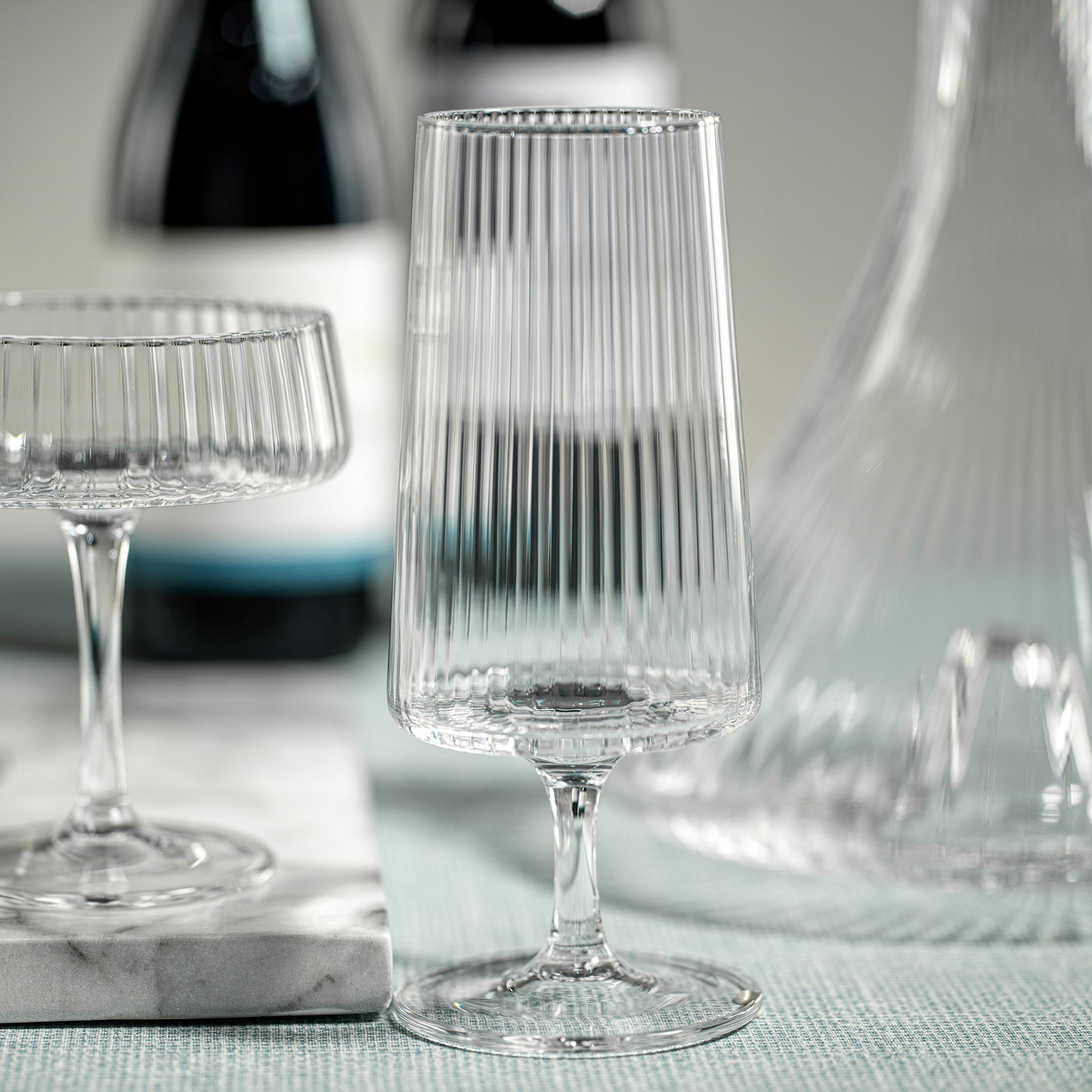Claro Ribbed Cocktail Glass