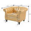 Ensemble de salon configurable 3 pièces avec revêtement en similicuir-133015819