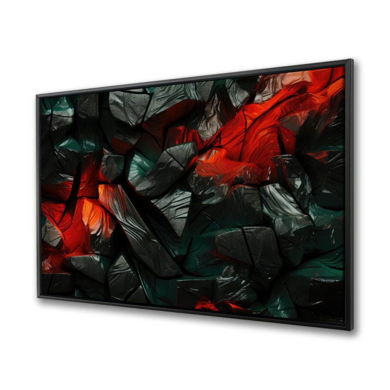 Hiding under - 36"x48" Framed canvas