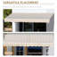Auvent de patio rétractable avec manivelle manuelle, store extérieur-112161302-112161304