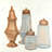 Antique Salt and Pepper Shaker Beige Kitchen Framed Canvas Decor