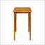 Table de bar d'extérieur carrée en bois d'acacia minimaliste avec finition en teck pour une utilisation durable et élégante du patio-508381202