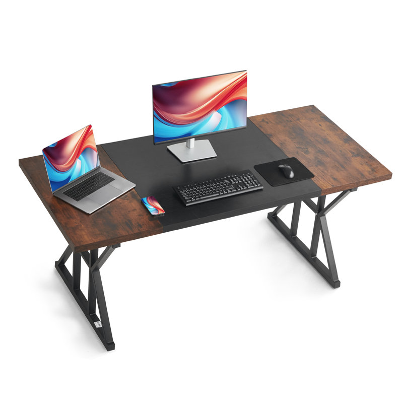 Metal Base Computer Desk