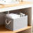 Foldable Fabric Storage Bins , Collapsible Closet Organizers With Handles For Shelves, Clothes, And Home Organization