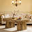 Wooden Dining Table,Rectangular Center Table,Spacious Coffee Table