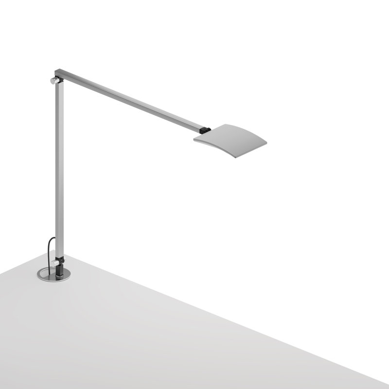 Mosso Adjustable USB Desk Lamp, Silver