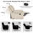 60" Wide Leather Match Modern Manual Recliner Loveseat, , zero clearance recliner  Design, With Comfortable Foam & Pocket Coil Seating-414036313