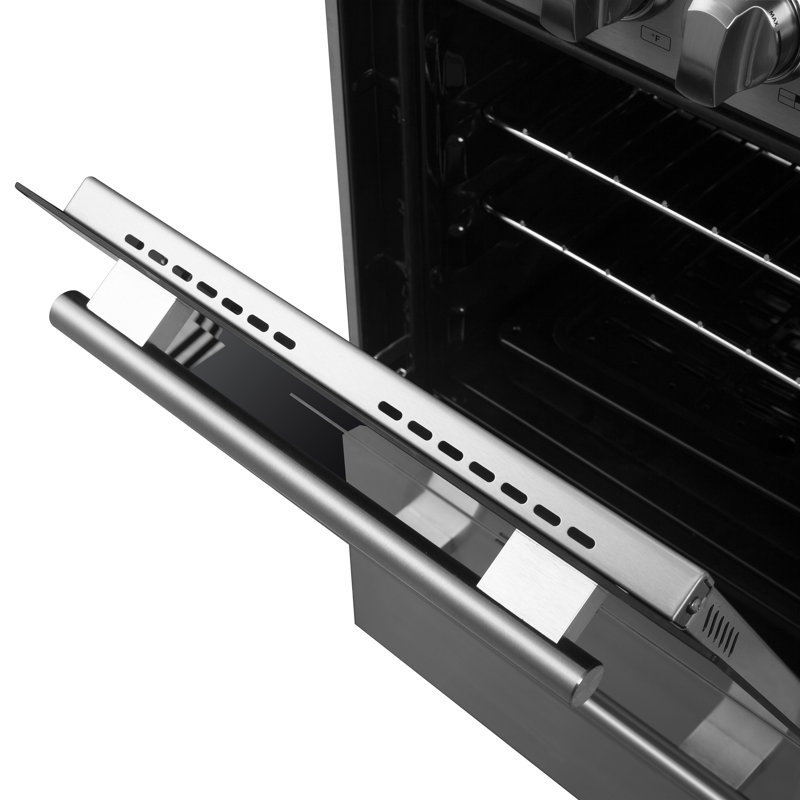 Cuisinière électrique en acier inoxydable de 20 po Pallermo Capacité du four Toal avec tiroir de rangement
