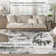 Abstract Machine Washable Rug with Rubber Backing for Living Room Modern Non-Slip Dining Room Rug Easy-Cleaning Colorful Floor Carpet for Bedroom Hallway Kitchen