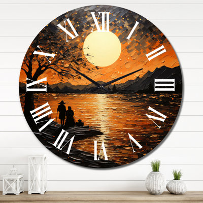 Matherne - Horloge murale plage