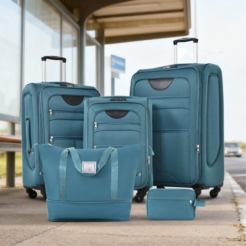 Ensemble de valise extensible avec sac de voyage 3 pièces Softside
