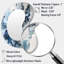 Blue And Grey Ethereal Elixir II - Abstract Asymmetrical Modern Large Wall Mirror-107228548