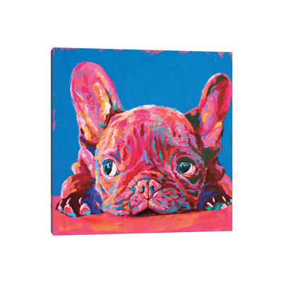 French Bulldog by Tatyana Yabloed - Painting on Canvas