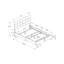 Transitional Upholstered Bed Frame Only for Youth/Teens - Linen Look-1942196228-1942196230
