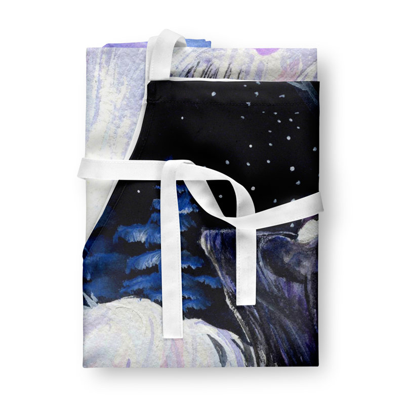 Tablier papillon starry night