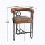 Fauteuil d'appoint en chenille-852248208