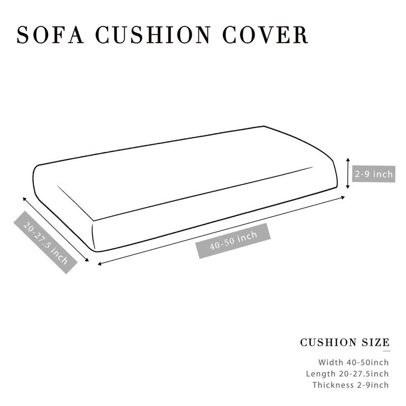 Housse pour causeuse à coussin carré Ommie, Mélange de polyester blanc