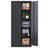 72"H Metal Garage Storage Cabinet Tool Steel Locking Cabinet With Doors And 4 Shelves, Tall Cabinets For Garage Storage Systems Lockable File Cabinet For Home Office, Classroom/Pantry