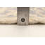 Tapis de couloir en Tapis décoratif laine kaki clair noué à la main New Age Ushak/gris de conception unique 2 pi 8 po x 9 pi 11 po Bronti