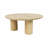 Faustine Round Mango Wood Coffee Table-1337576202