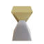 Table de bout moderne en acier inoxydable