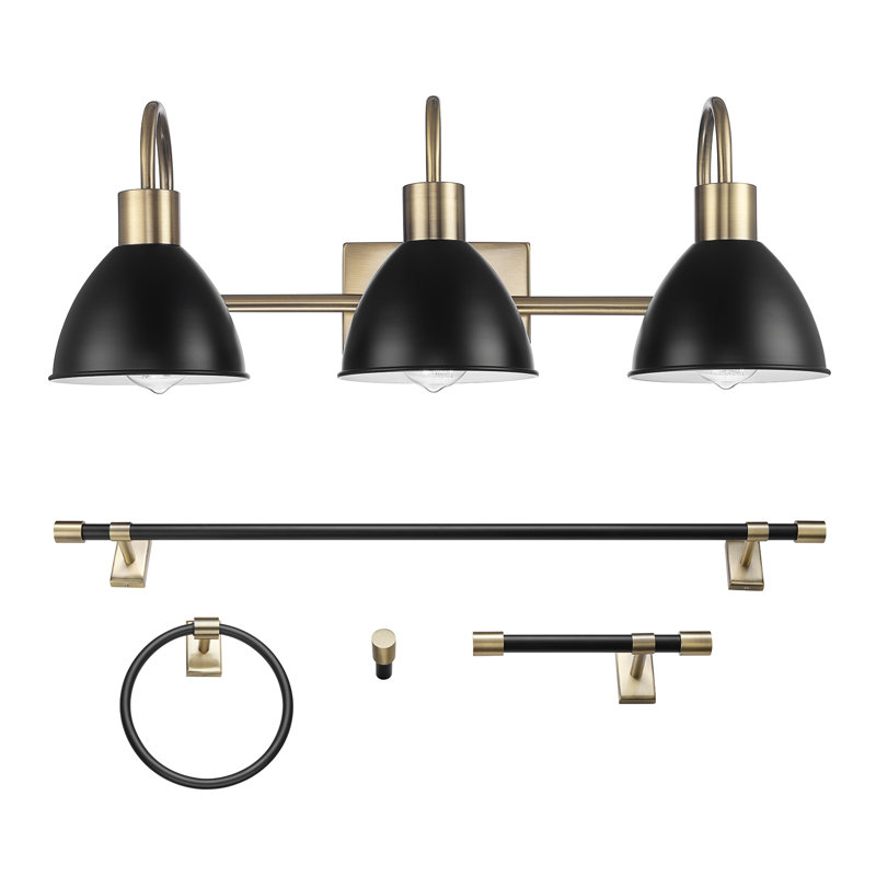 Sangeta 3 - Light Dimmable Vanity Light, Black