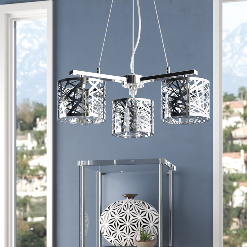 Lustre lustre classique/traditionnel 3 lumières Thad