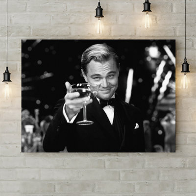 The Great Gatsby Leonardo Dicaprio - Wrapped Canvas Print